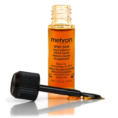 Mehron Spirit Gum Matte - 0.125 fl oz with Brush
