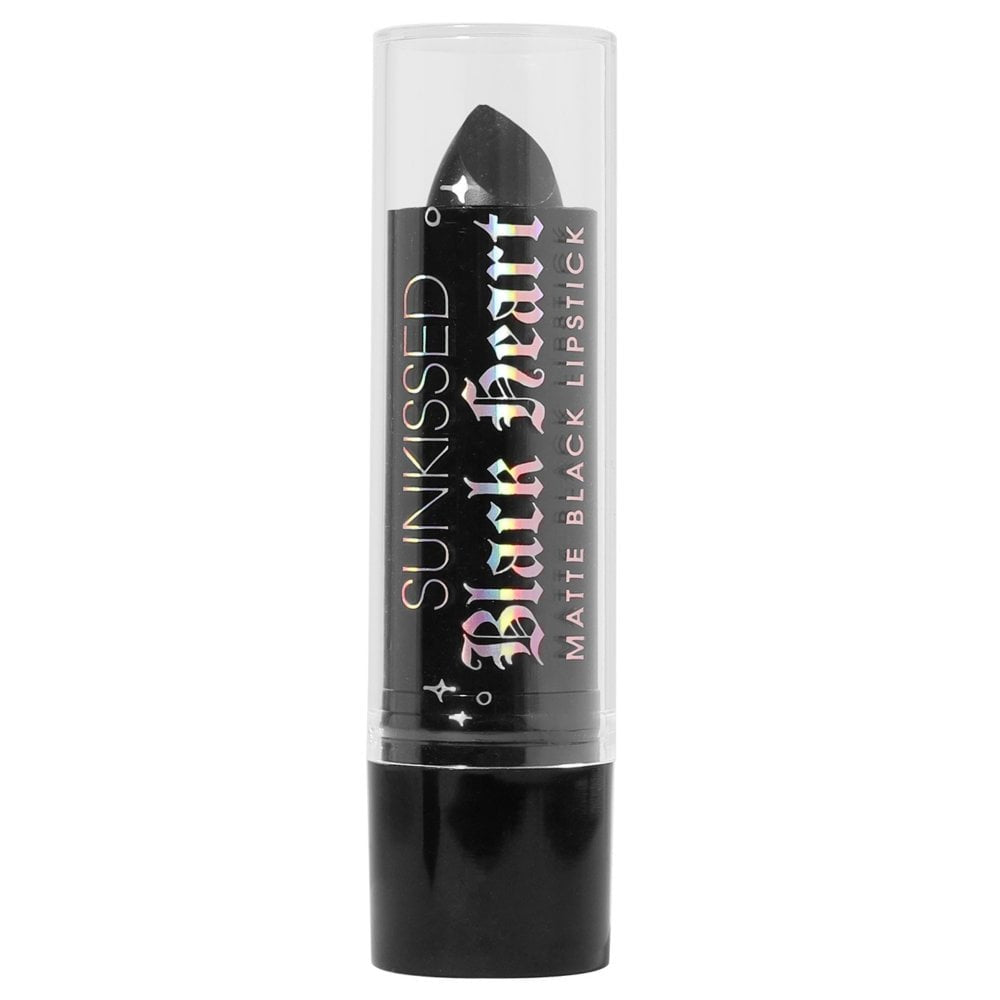 Sunkissed Black Heart Matte Blacm Lipstick