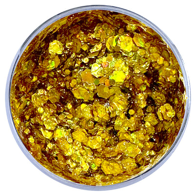Biodegradable Glitter Gel - Holographic Gold