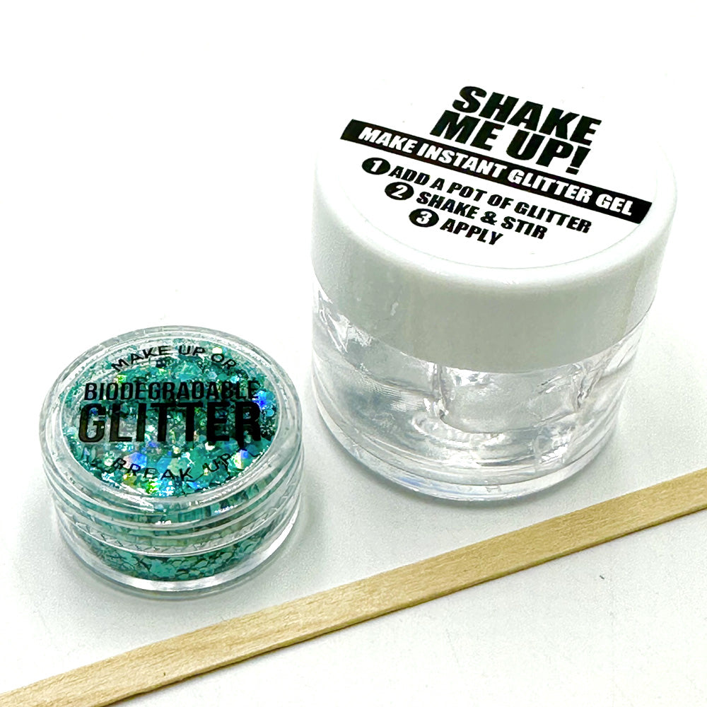 Biodegradable Glitter Gel - Holographic Turquoise