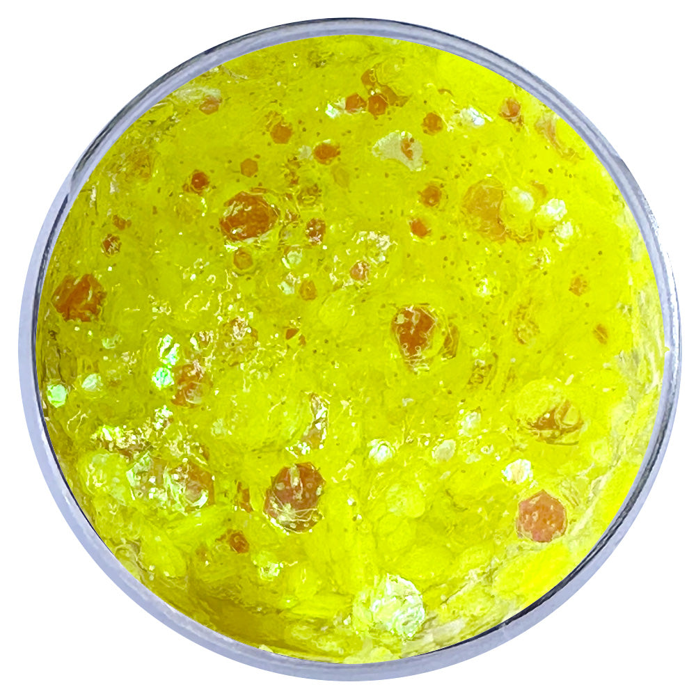 Biodegradable Glitter Gel - UV Yellow