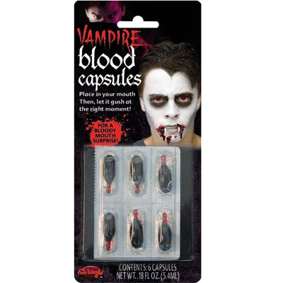 Halloween Vampire Blood Capsules (6 Capsules)