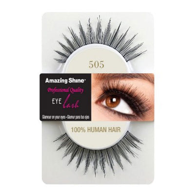 Amazing Shine Human Hair Eyelashes 505