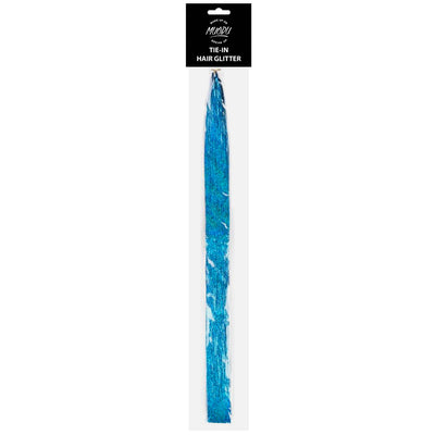 MUOBU Tie-In Holographic Hair Glitter Tinsel - Mermaid Blue