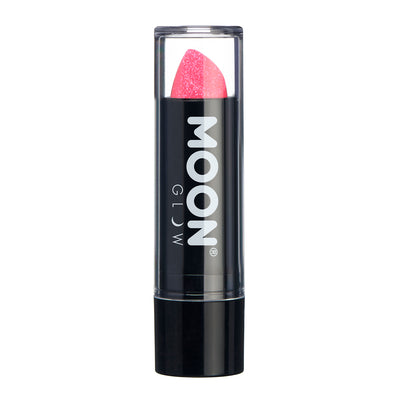 Moon Glow Neon UV Glitter Lipstick - Hot Pink