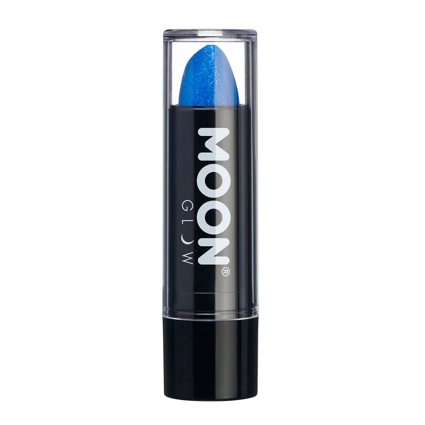 Moon Glow Neon UV Glitter Lipstick - Blue