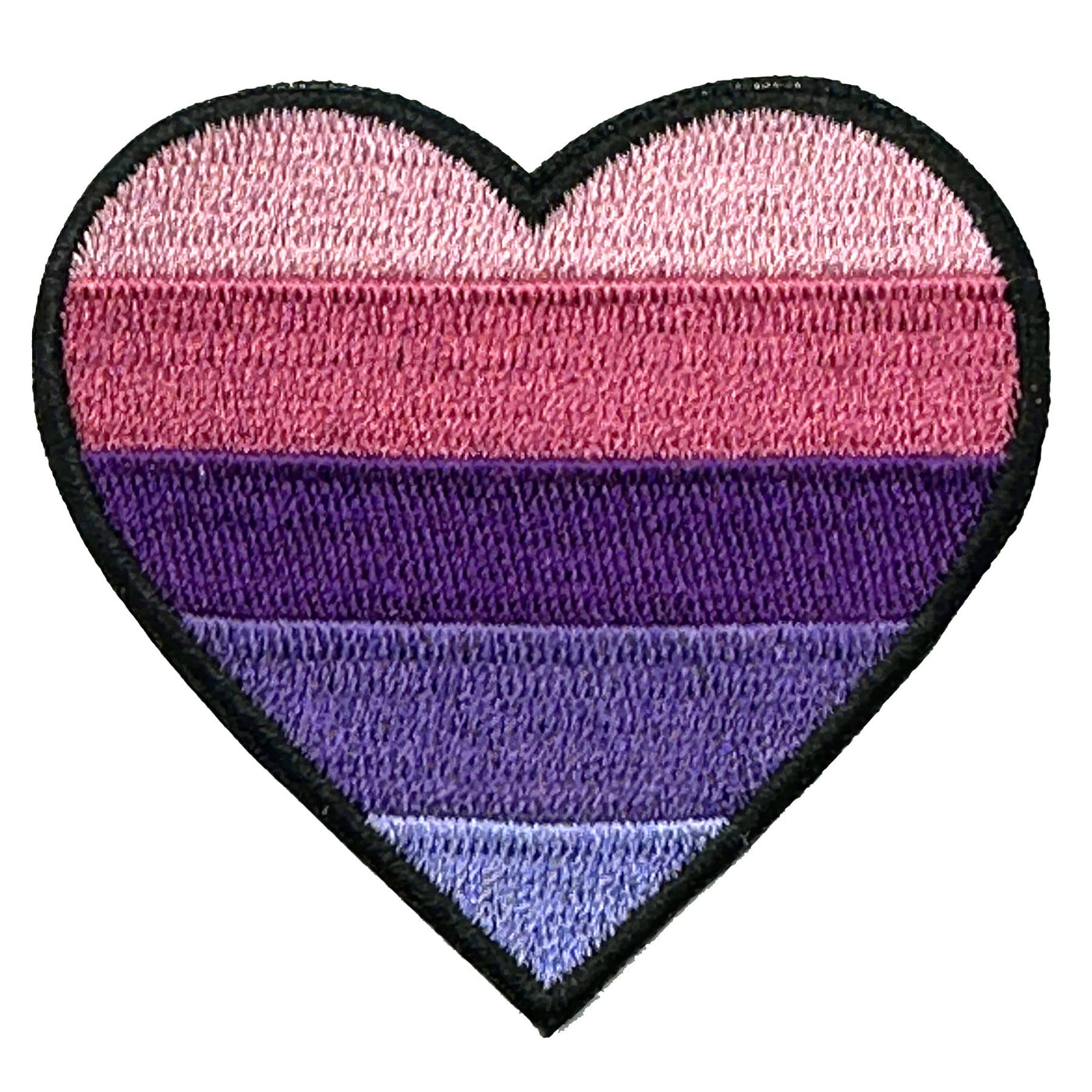 Omnisexual Heart Embroidered Iron-On Patch
