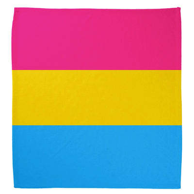 Pansexual Flag Cotton Bandana