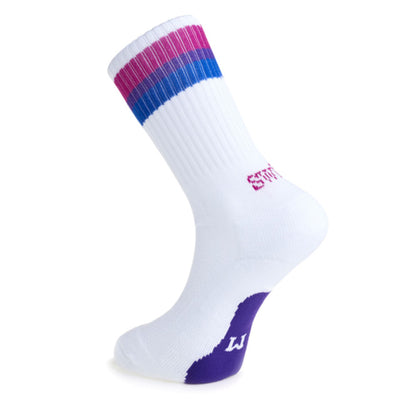 Athletic Fit Slider Socks - Bisexual Flag