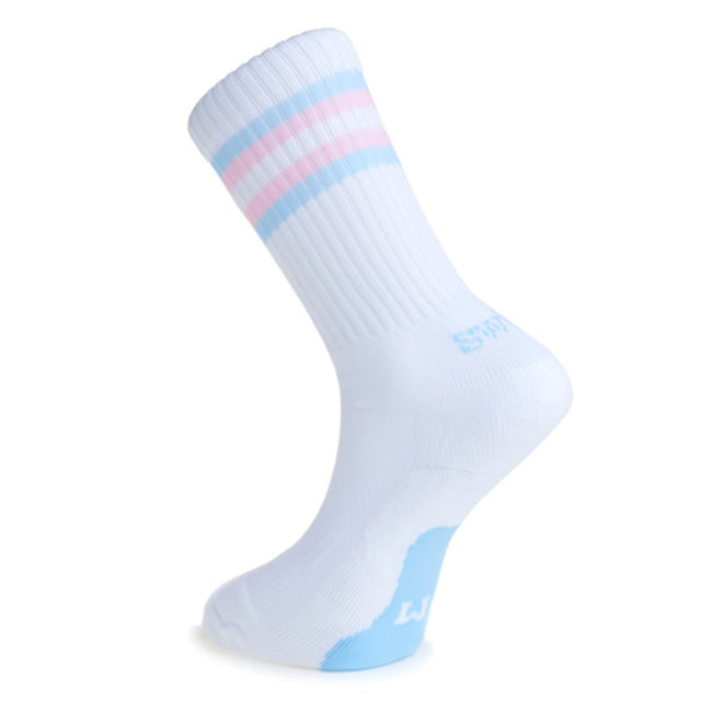 Athletic Fit Slider Socks - Transgender Flag