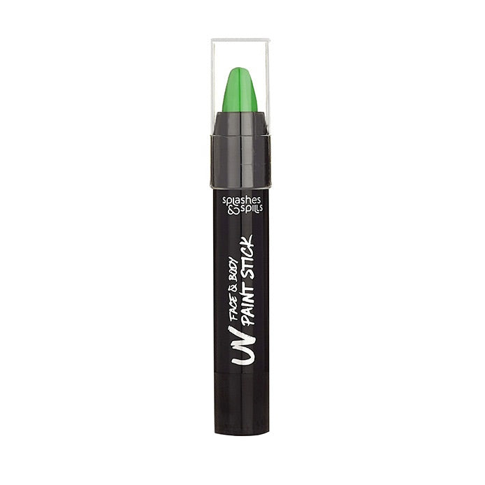 Splashes & Spills UV Face & Body Paint Stick - Green