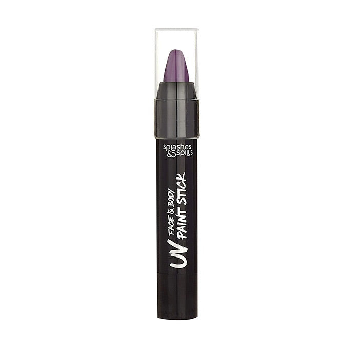 Splashes & Spills UV Face & Body Paint Stick - Purple