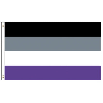 Asexual Pride Flag (3ft x 2ft Premium)