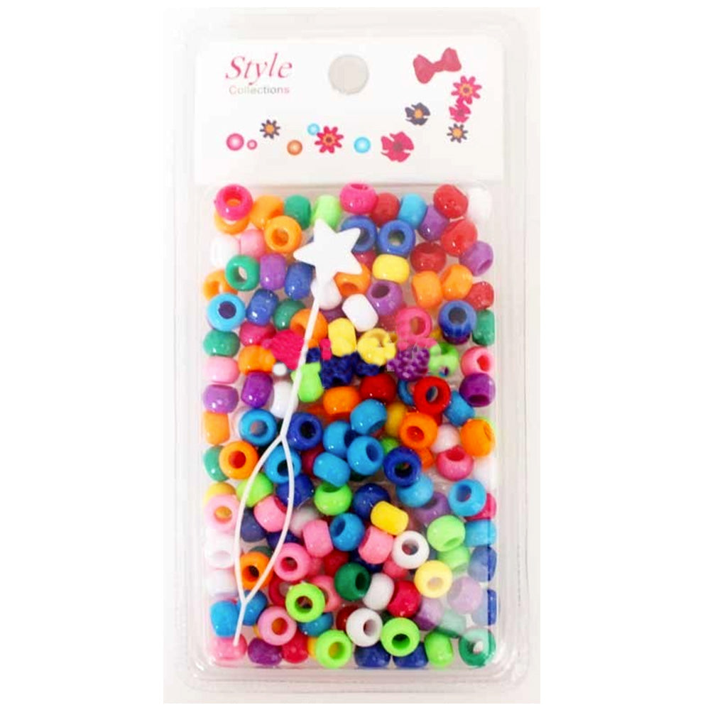 Hair Beads - Assorted Colours (For Hair Braids/Dreadlocks)
