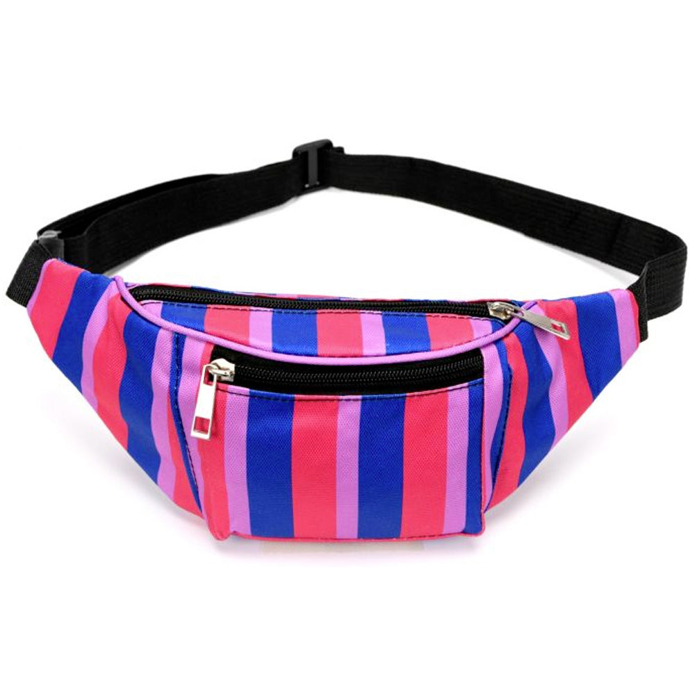 Vertical Stripes Bumbag - Bisexual