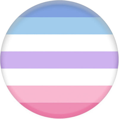 Bigender Pride Flag Small Pin Badge
