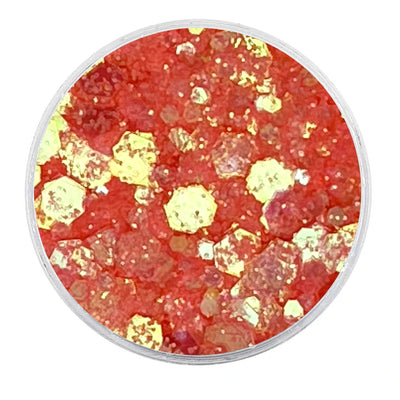 Biodegradable UV Iridescent Coral Glitter - Festival Glitter Mix