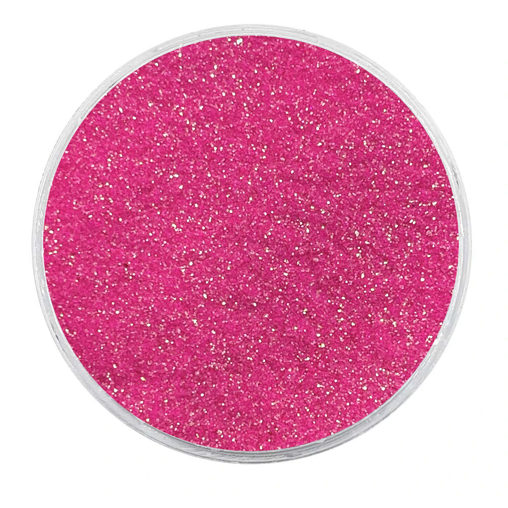 Biodegradable UV Iridescent Hot Pink Glitter - Fine Glitter
