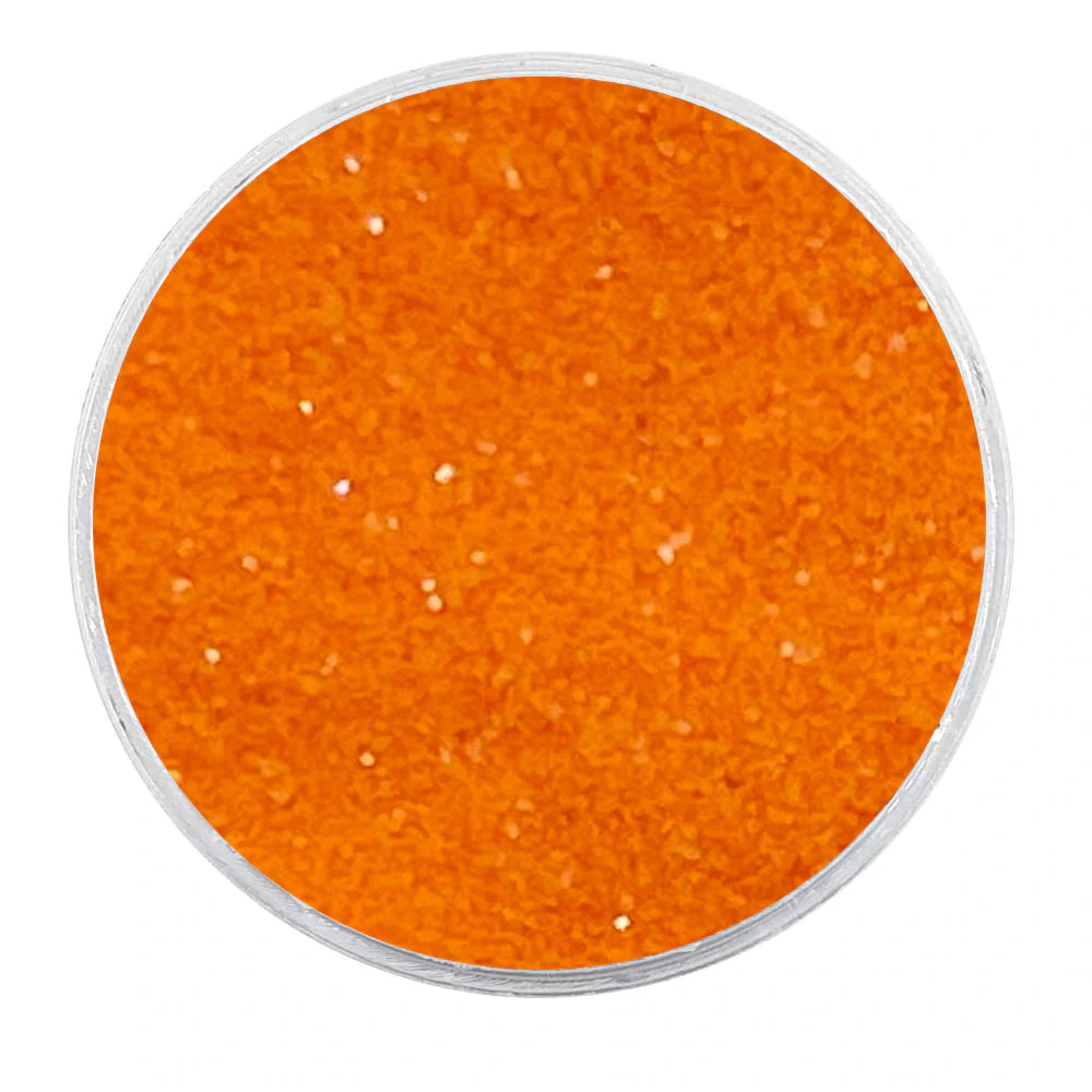 Biodegradable UV Orange Glitter - Fine Glitter