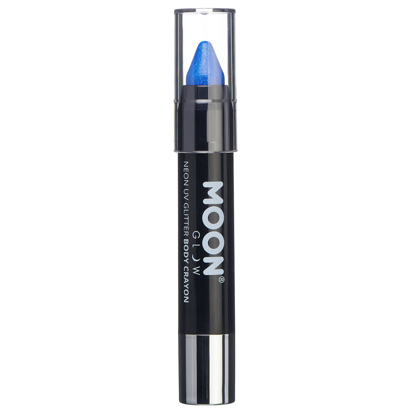 Moon Glow Neon UV Body Crayon - Glitter Blue