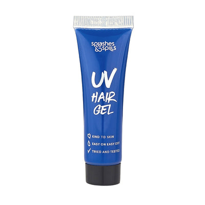 Splashes & Spills UV Hair Gel - Blue