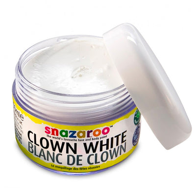 Snazaroo Face & Body Paint - Clown White Face Paint 50ml