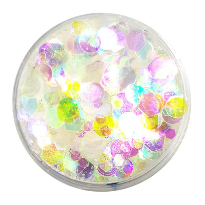 Clear Festival Glitter (Iridescent Chunky Glitter Mix) - Disco Pearl