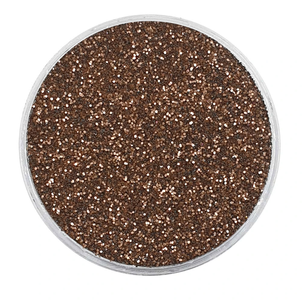 MUOBU Biodegradable Dark Bronze Glitter - Fine Metallic Glitter