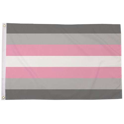 Demigirl Pride Flag (5ft x 3ft Premium)