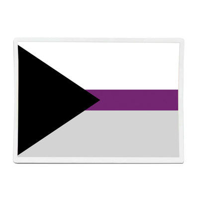 Demisexual Flag Rectangle Vinyl Waterproof Sticker
