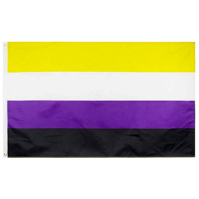 Non Binary Pride Flag (5ft x 3ft Premium)