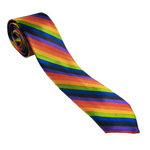 Gay Pride Rainbow Skinny Tie