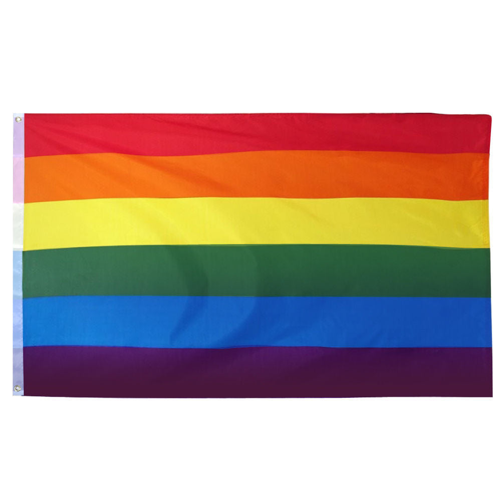Gay Pride Rainbow Flag (5ft x 3ft Premium)