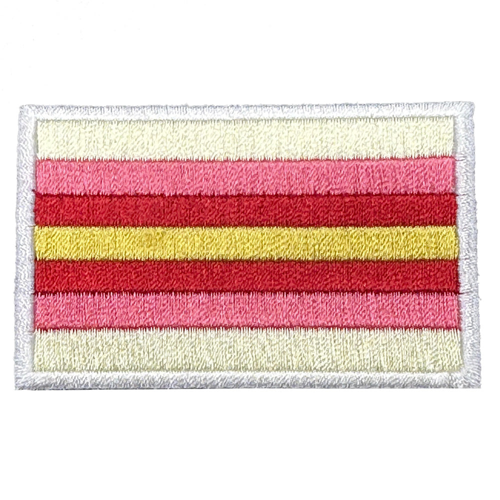 Girlflux Flag Rectangular Embroidered Iron-On Festival Patch