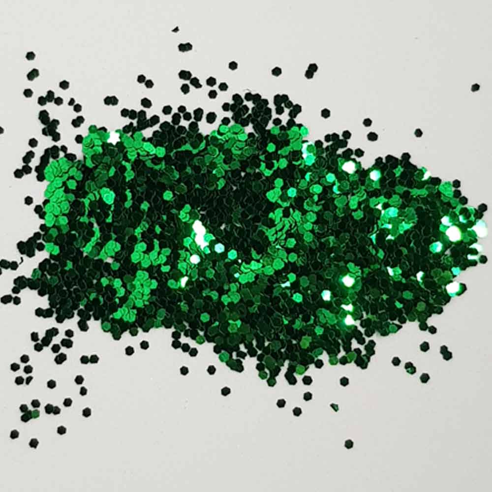 Goblin Tears - Green Metallic Mini Hexagon Glitter