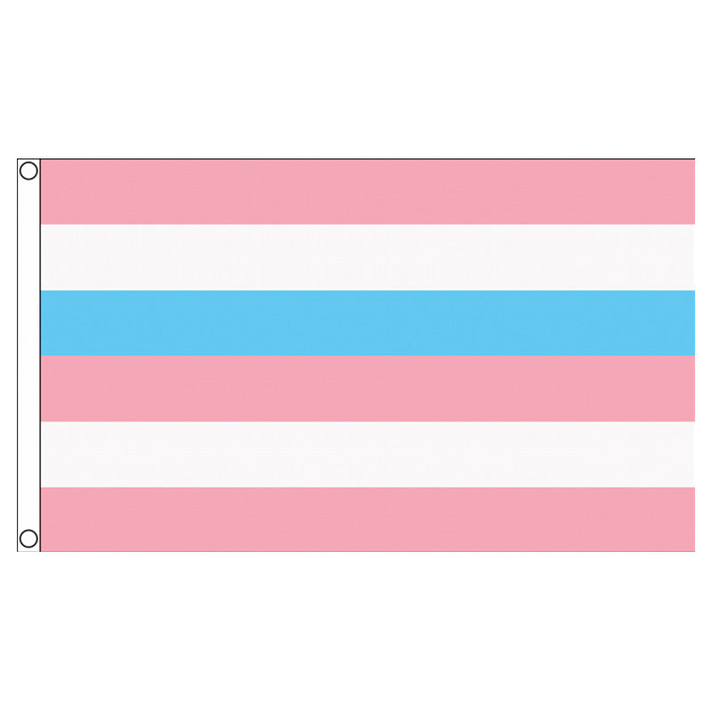 Intersex Pride Flag Pink/Blue (5ft x 3ft Premium)