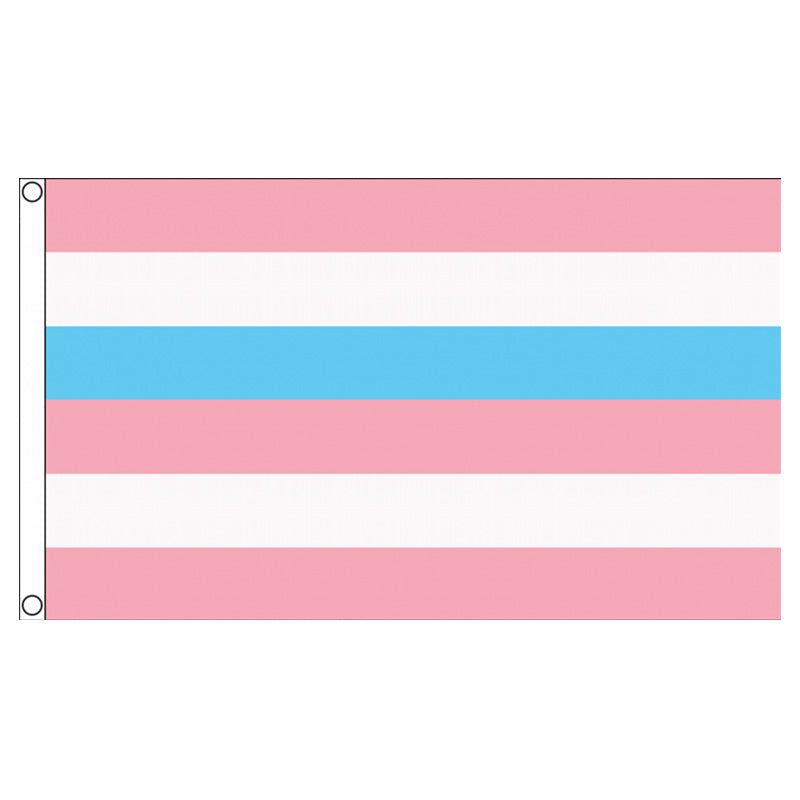 Intersex Pride Flag Pinkblue 5ft X 3ft Premium Uk 9305