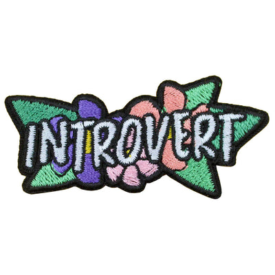 Introvert Iron-On Embroidered Festival Patch
