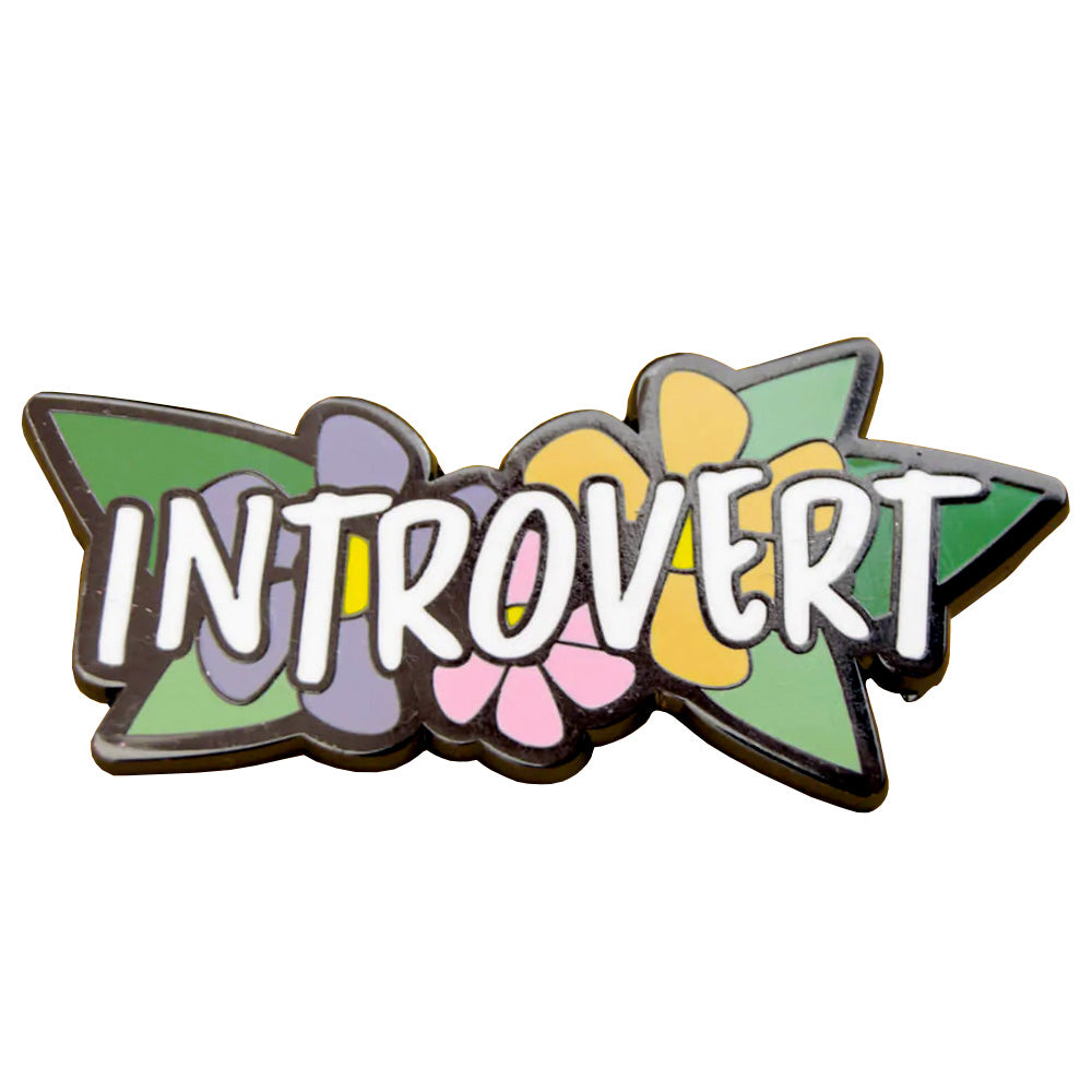 Introvert Enamel Pin