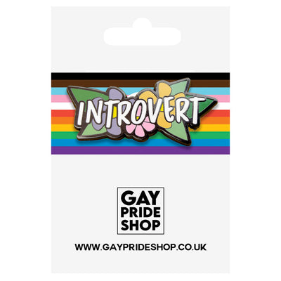 Introvert Enamel Pin