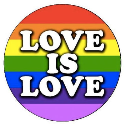 Love Is Love Rainbow Small Pin Badge