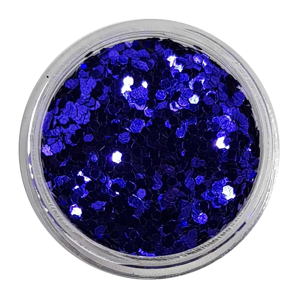 Octo Puss - Blue Metallic Mini Hexagon Glitter