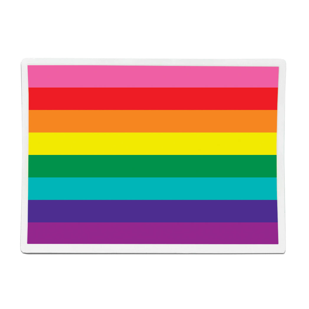 1978 Original Gay Pride Rainbow Flag Rectangle Vinyl Waterproof Sticker