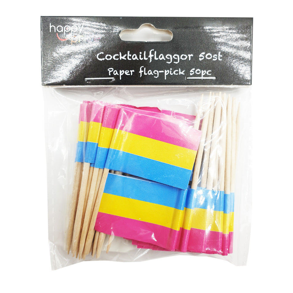 Pansexual Flag Cocktail/Toothpick Flags
