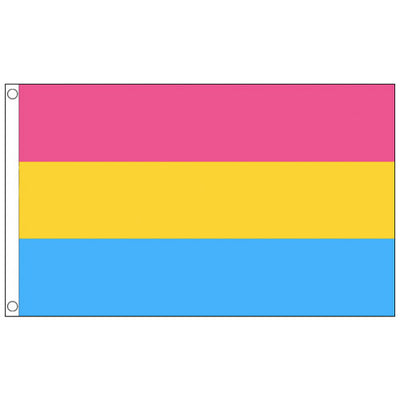 Pansexual Pride Flag (5ft x 3ft Premium)
