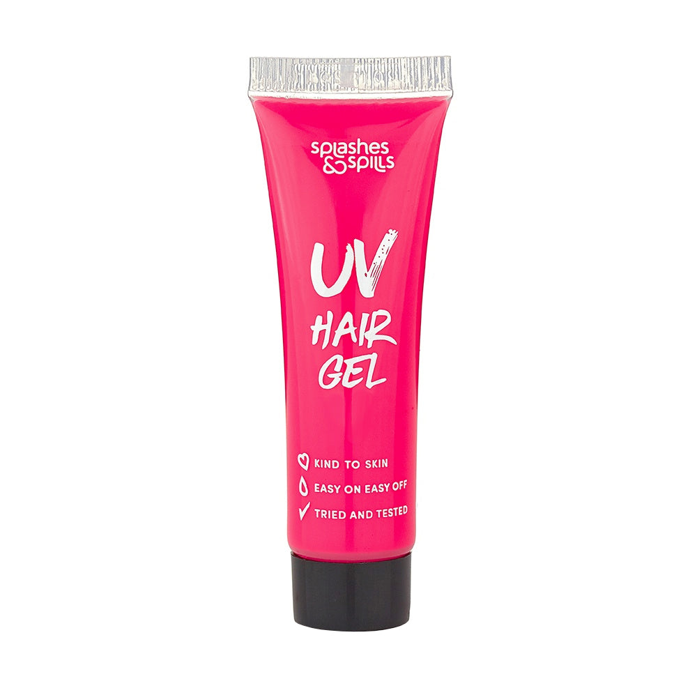 Splashes & Spills UV Hair Gel - Pink