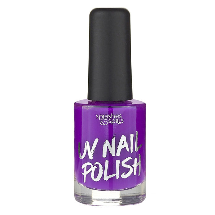 Splashes & Spills UV Nail Polish - Purple