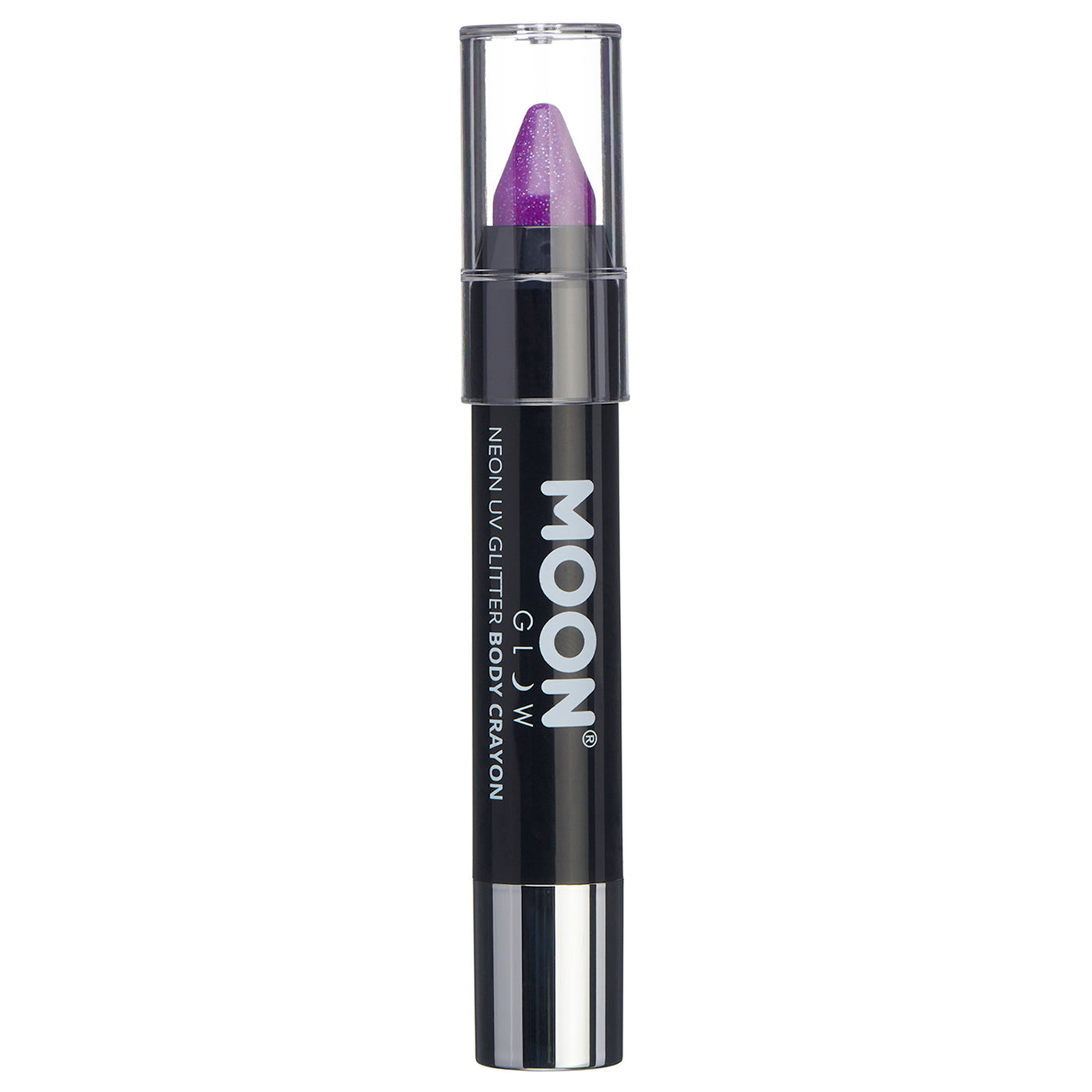 Moon Glow Neon UV Body Crayon - Glitter Purple