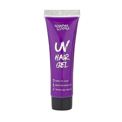 Splashes & Spills UV Hair Gel - Purple