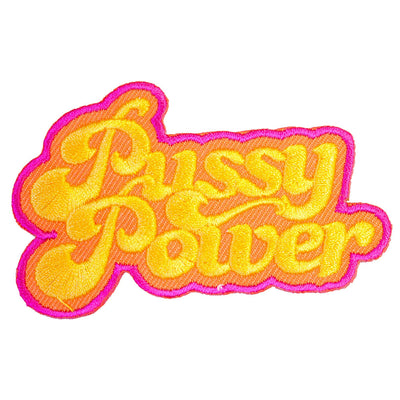 Pussy Power Iron-On Embroidered Festival Patch